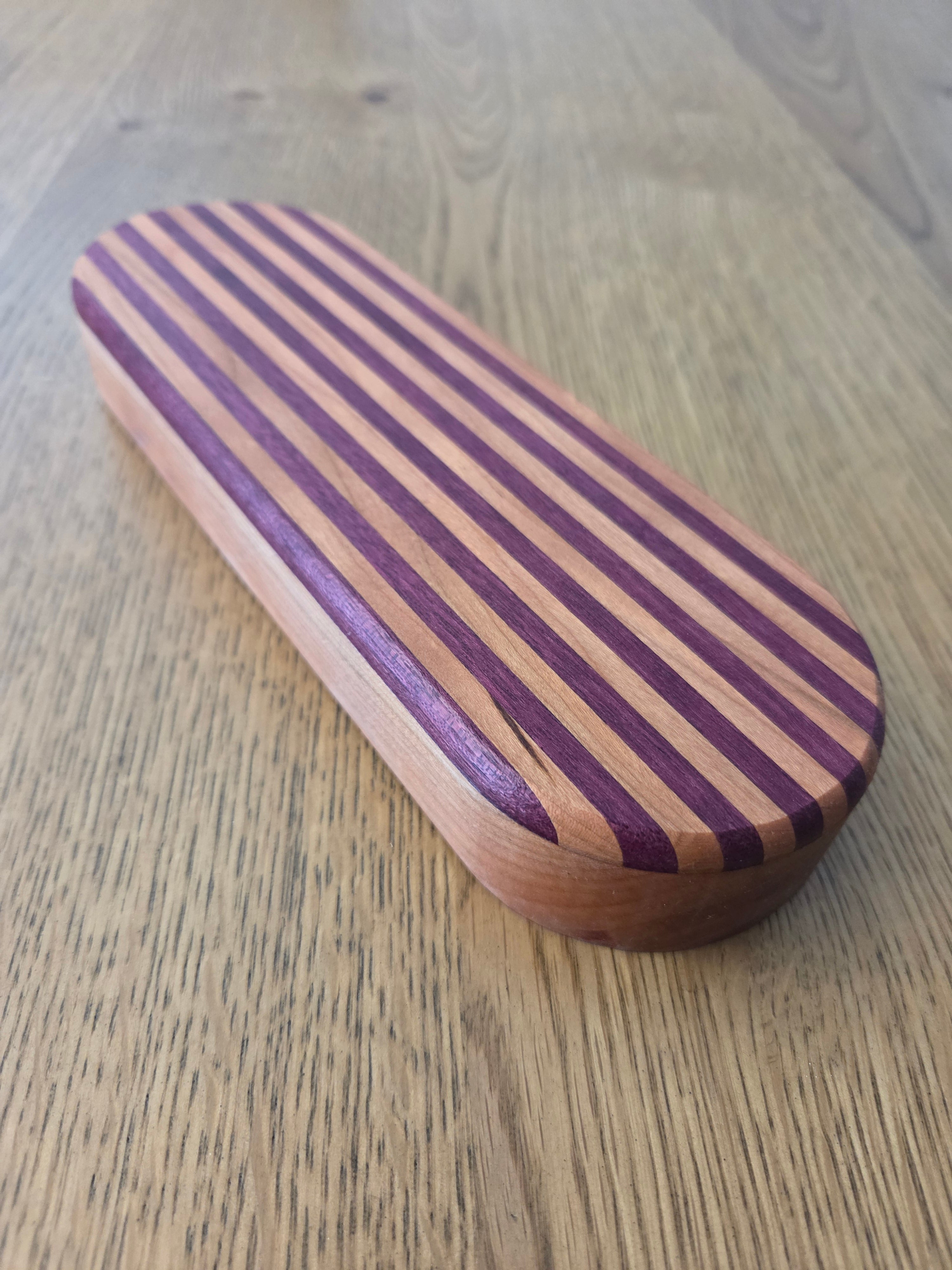 Purple Heart and Cherry Striped Clapper